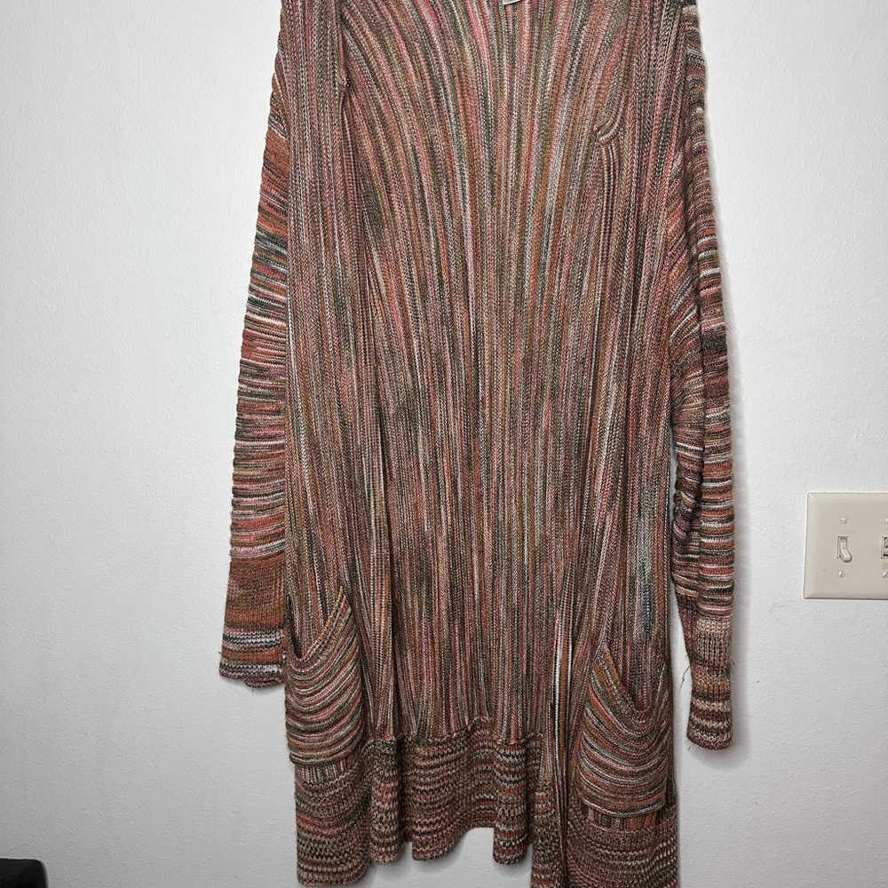 CJ Banks Earthy Tones Women's Cardigan - Picture 3 of 4